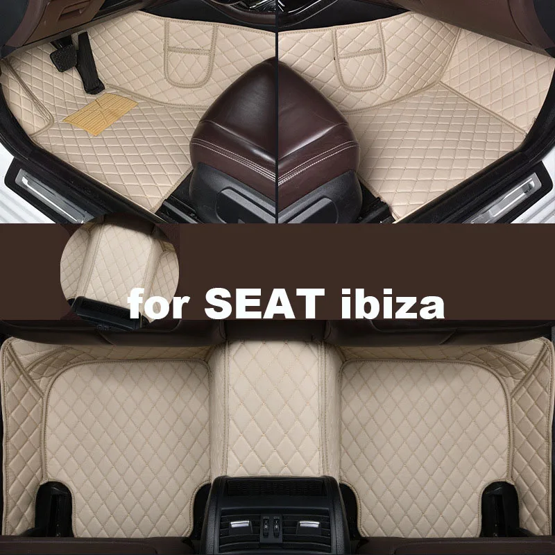 

Автомобильные коврики Autohome для SEAT Ibiza 2010-2017 года, Модернизированная версия, аксессуары для ног, автомобильные коврики на заказ