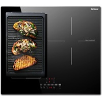 Karinear Built-in 3-Burner Induction Hob with Flexzone, Touch Control, TImer, Boost, Safety Lock, 6800W