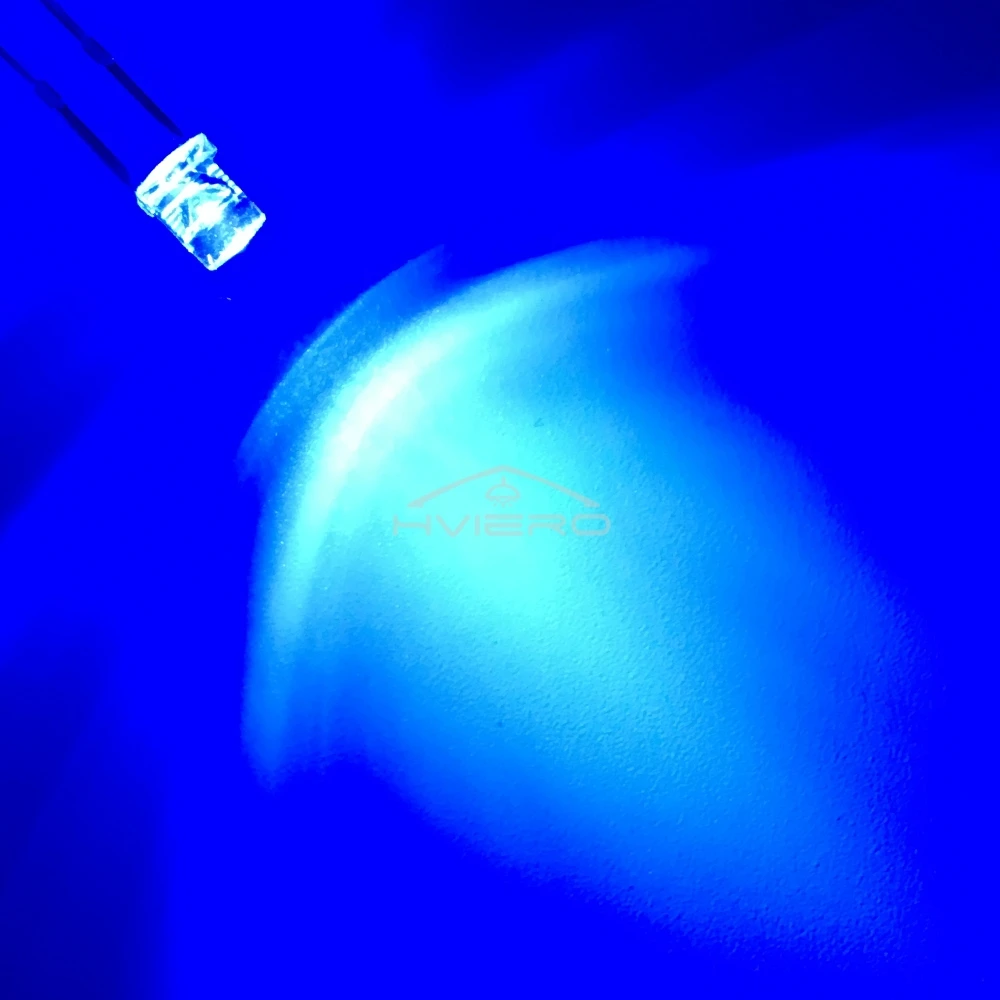 10/20PCS F3 3mm Ultra Bright Flat Top Head White Red Blue Orange UV Pink Diode Bulbs Wide Angle Light Emitting Lamps Diodes Led