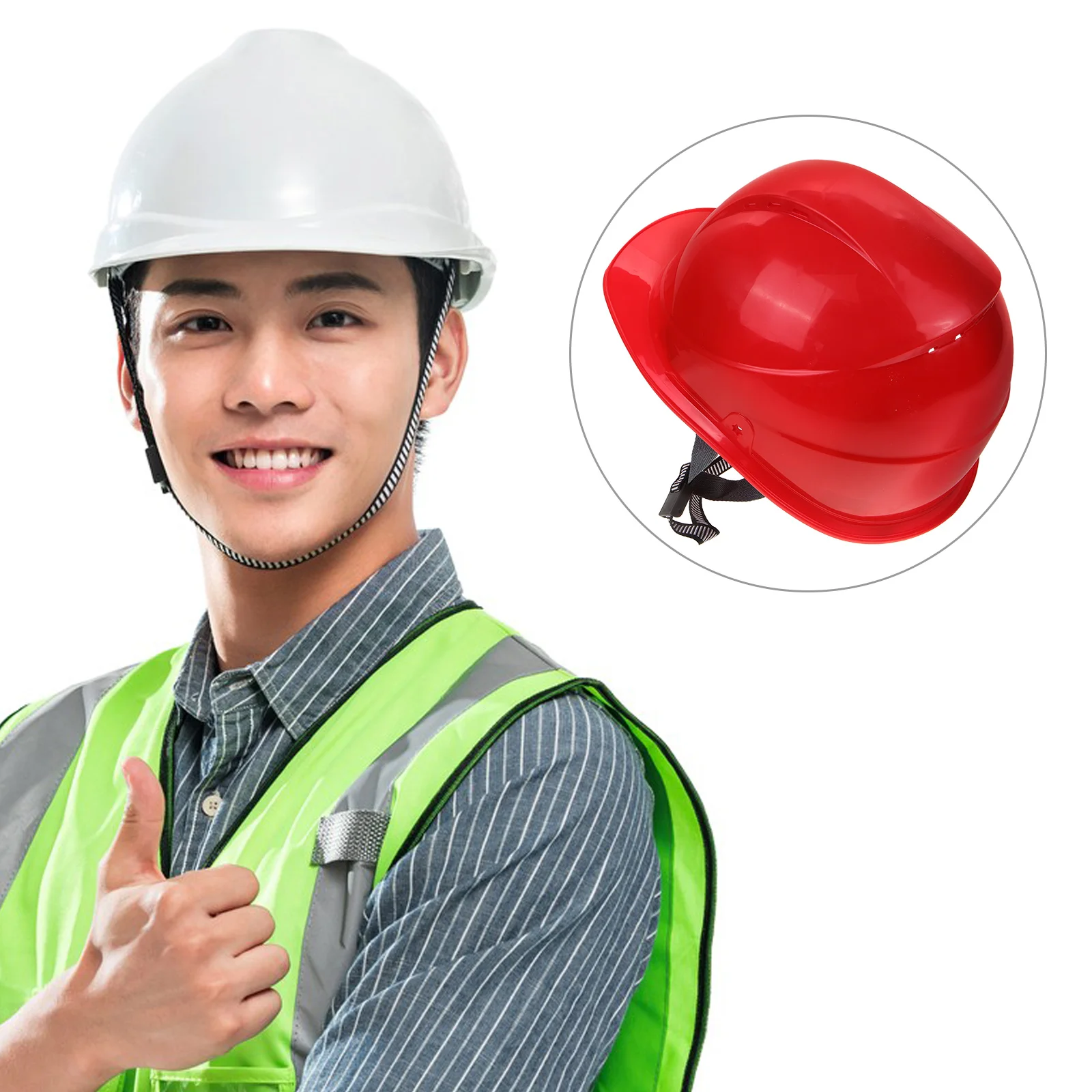 Construction Safety Hard Hat Men Plastic Breathable for Abs Practical Thick Work Protection Convenient