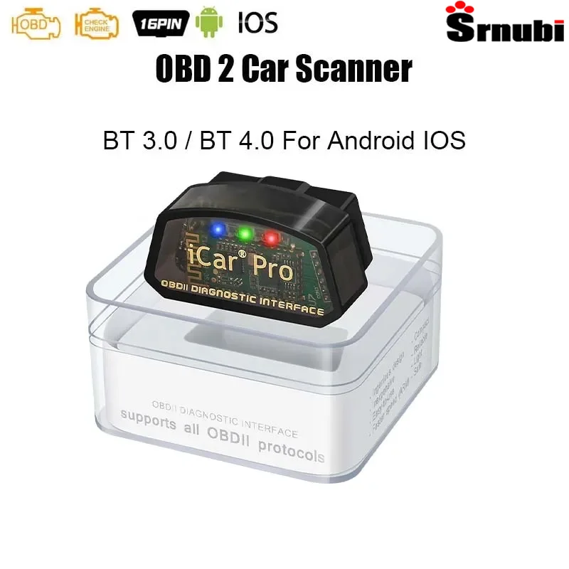 Develuck ELM327 V2.3 OBD 2 OBD2 Car diagnostic Tools WIFI Bluetooth 4.0 for Android/IOS BT3.0 For Android ODB2 Car Scanner