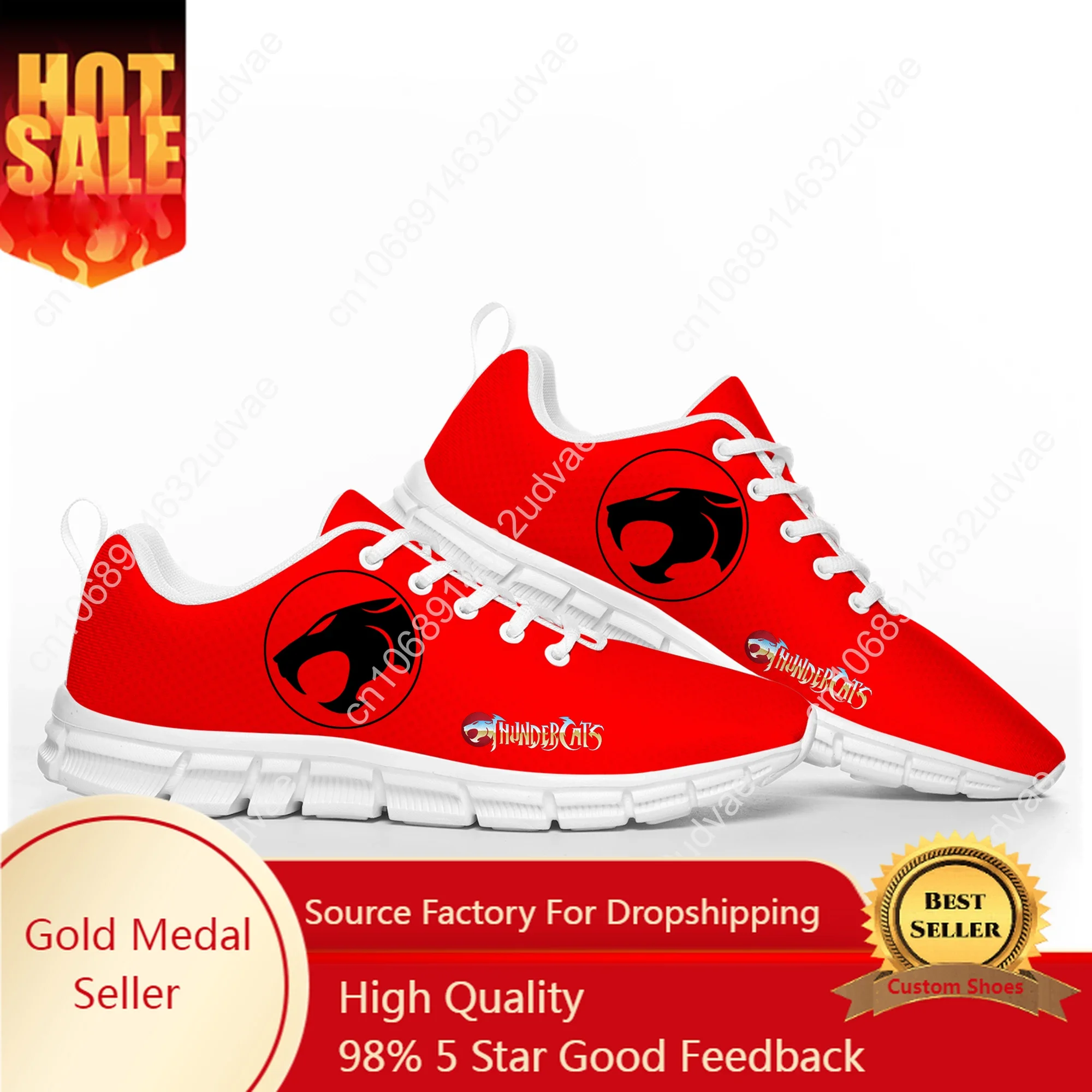 Thundercats Cartoon Sports Shoes Mens Womens Teenager Sneakers Custom High Quality Sneaker Couple White Shoe