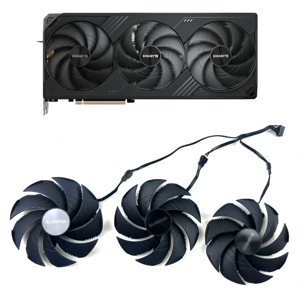 

Вентилятор для видеокарты GAH3SU DC 12V, охлаждающий вентилятор для GIGABYTE RTX5090 WINDFORCE 32G