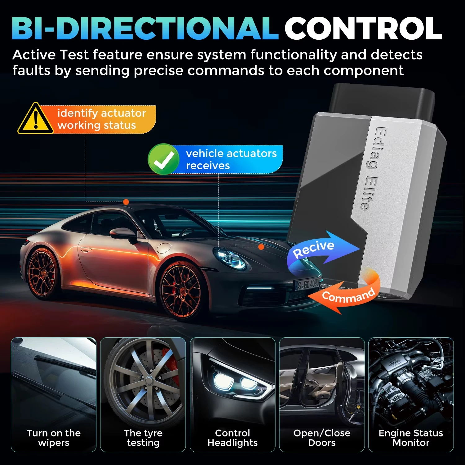 Lifetime Free Update KINGBOLEN EDIAG ELITE OBD2 Scanner All System Car Diagnostic HINKDIAG Car Diagnostic Scan Tool Code Reader