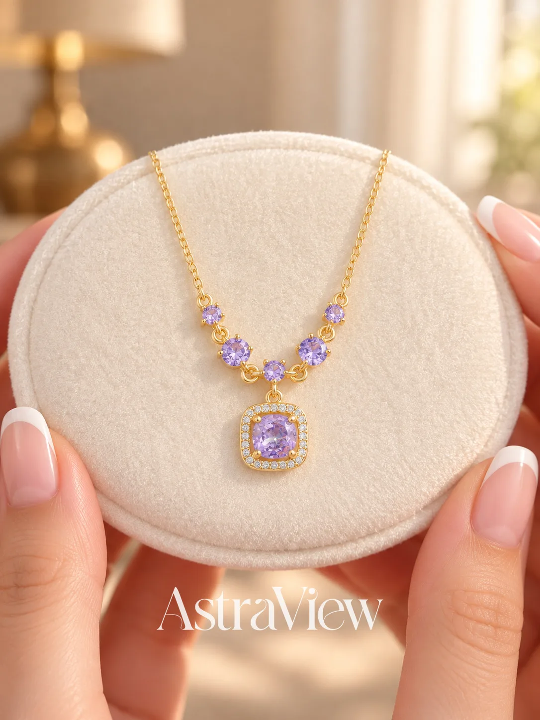 ASTRAVIEW Vienna Drapes Necklace for Women, Elegant Jewelry, Wedding Bridal Jewelry, Anniversary Gift for Her