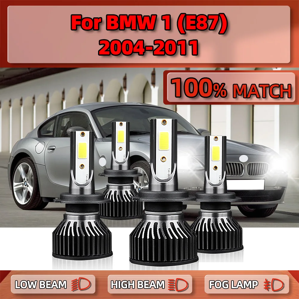 40000LM 240W H7 LED Canbus Car Headlights Bulbs 12V CSP Chip Auto Lights 6000K For BMW 1 E87 2004-2006 2007 2008 2009 2010 2011