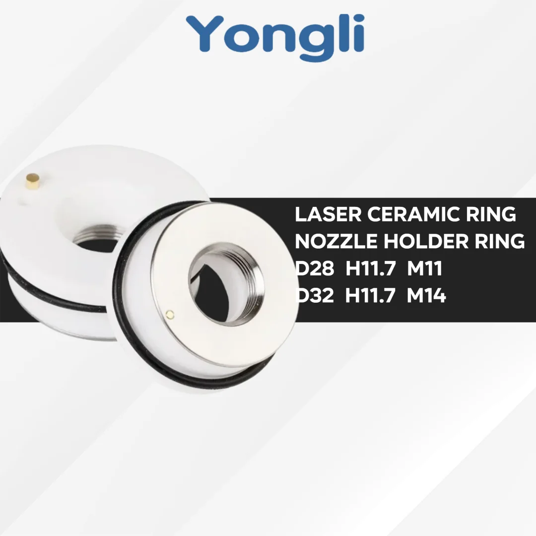 Yongli 5pcs Set Ceramic Rings 28/32mm Laser Cutting Head Compatible with Raytools Precitec WSX Hans P0571-1051-00001