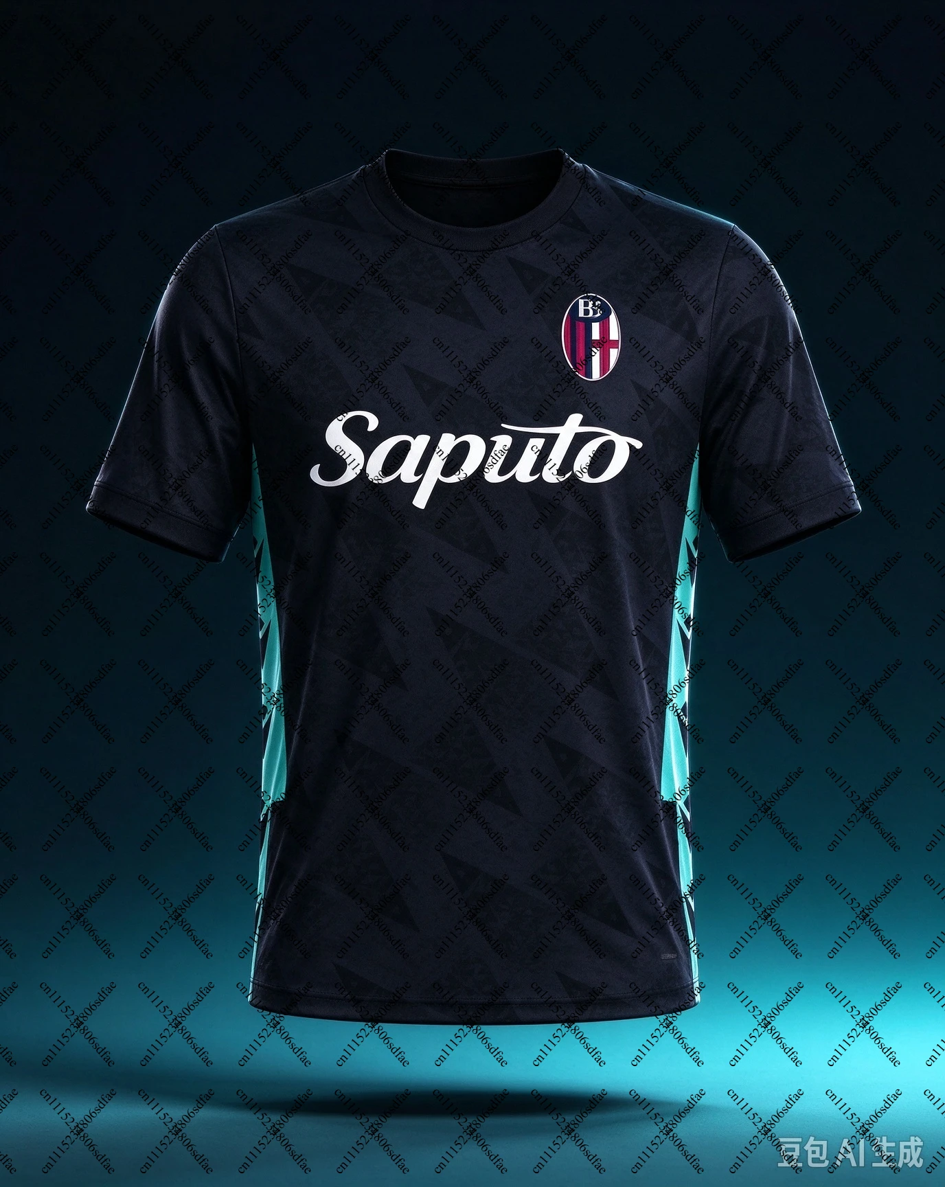 26‑27 Bologna FC Club Soccer Short Sleeve Jersey, Men Summer Fan Sports Tshirt, Competition Wear Breathable Quick‑Dry Outfit