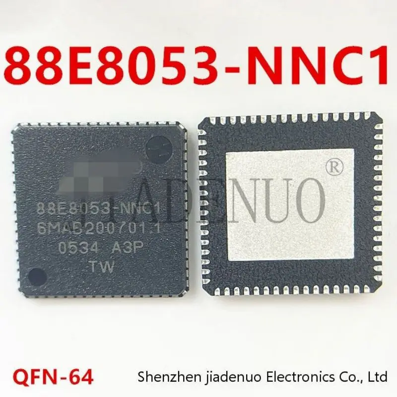 (5-10pcs)100% New 88E8053-NNC1 QFN64 88E8053 network card chip chipset