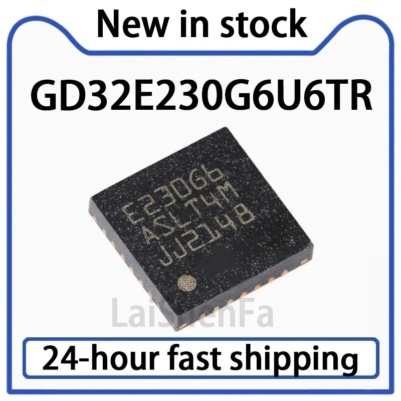 1-5PCS GD32E230G6U6TR GD32E230G6U6 QFN-28 32-bit Microcontroller MCU in Stock