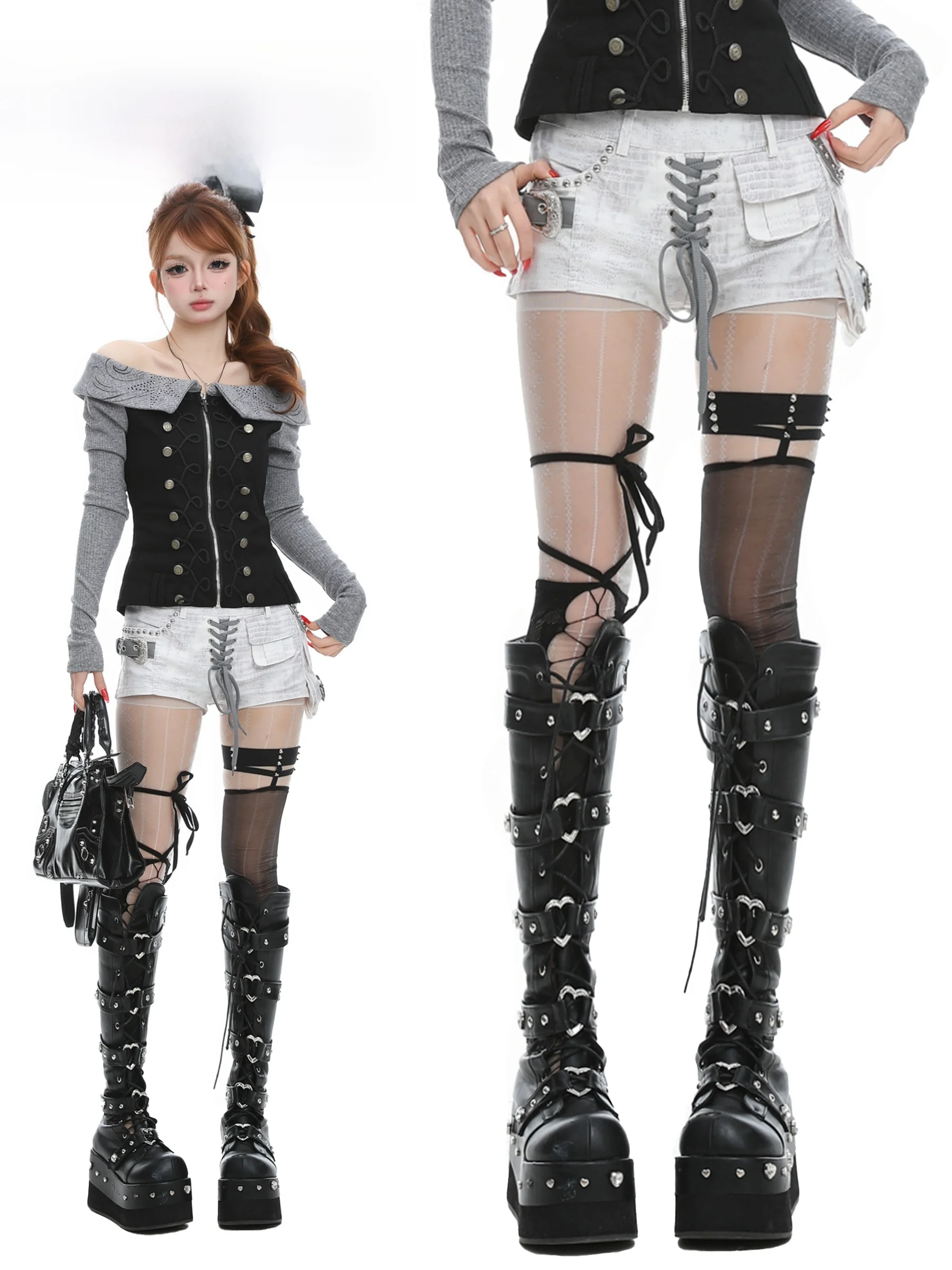 

Джинсовые шорты BASTERDS American Sle Hot Girl с завязками на талии, женские, утягивающие, сексуальные, с низкой посадкой, из хлопка, прямого кроя