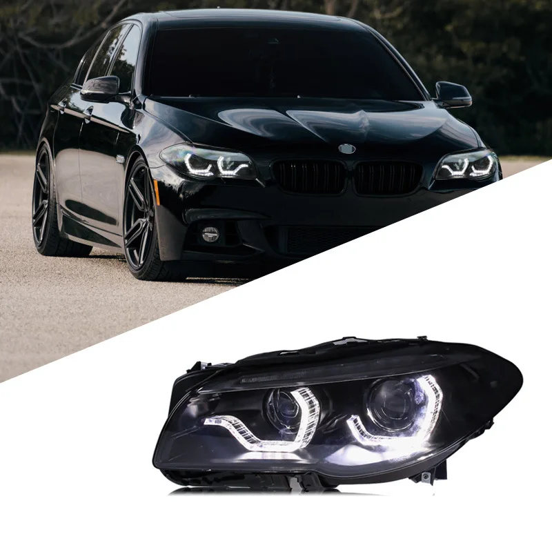 

Suitable for 11-13 BM 5 Series headlight assembly F10 modified LED spoon model daytime running light F18 turn signal