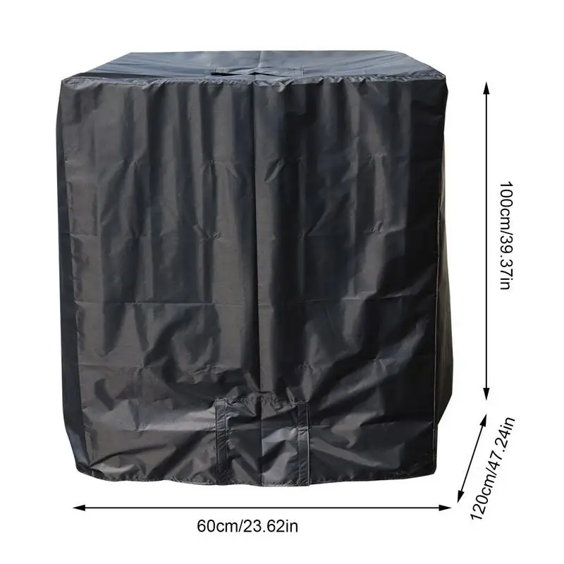 Крышка резервуара для воды 264 галлона, уличная сумка-тоут, сверхмощная защитная ткань Оксфорд 210D для сада, уличного полива