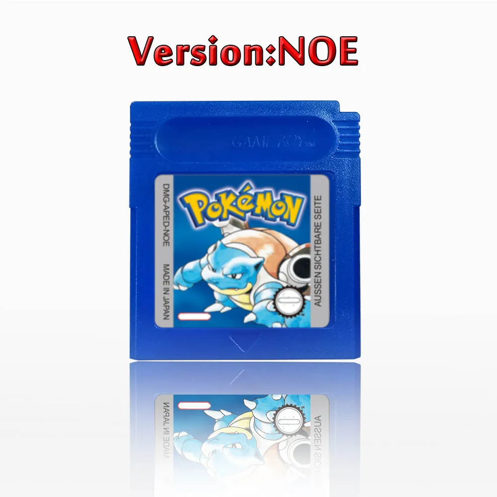 Pokemon 16 Bit Video Game Console Cartridge GBC Game Card Pokemon Series Blue Crystal Gold Green Red Silver Yellow USA Version image 3