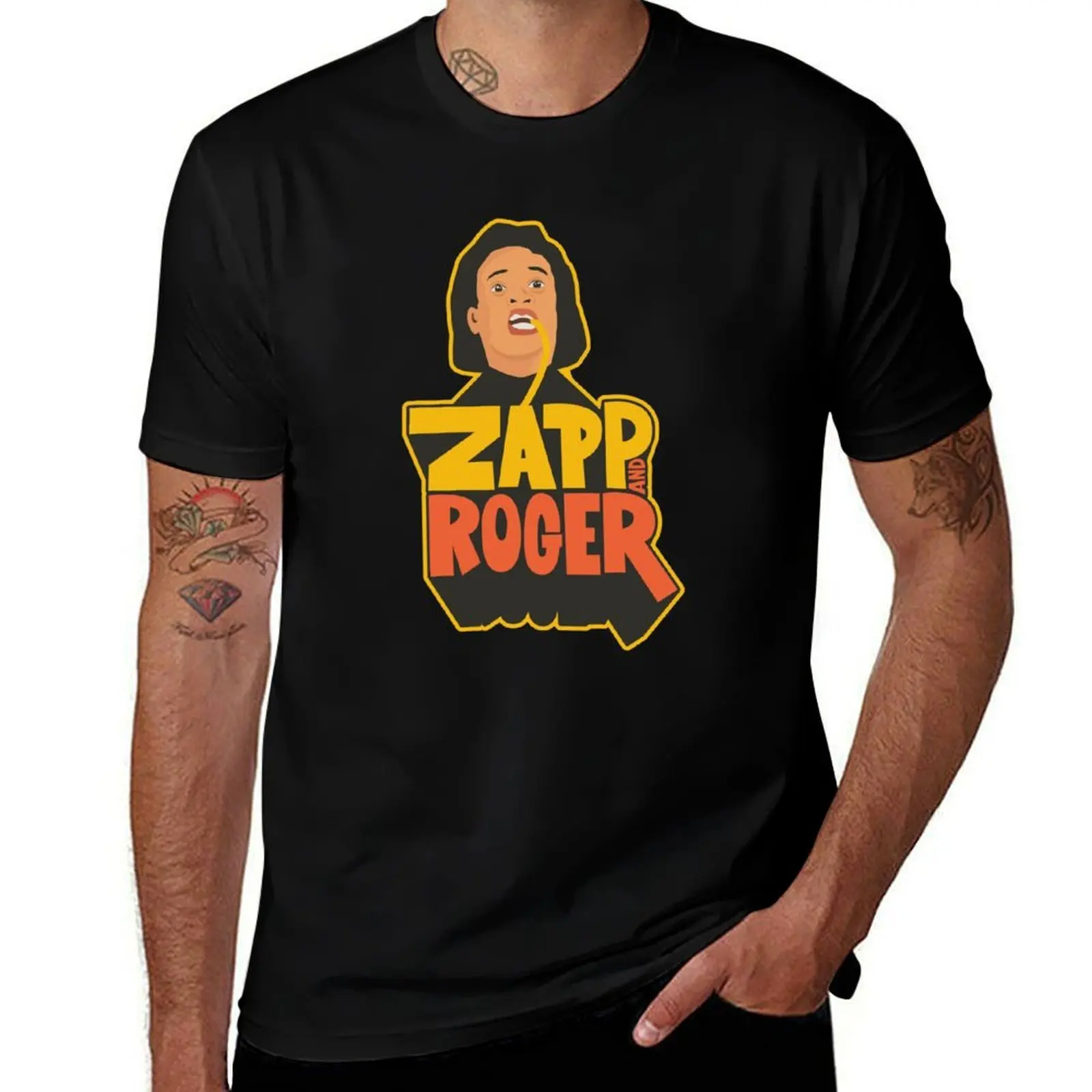 

t Talk shirt t - graphic Funk essential t cotton Music and shirts T-Shirt Roger - Zapp Box man shirt man