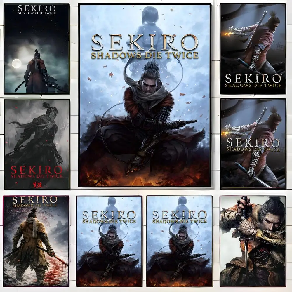 action soulslike game S-Sekiro Shadows Die Twice Poster Wall Art Print Decorative Mural Home Decor Gift Unframed
