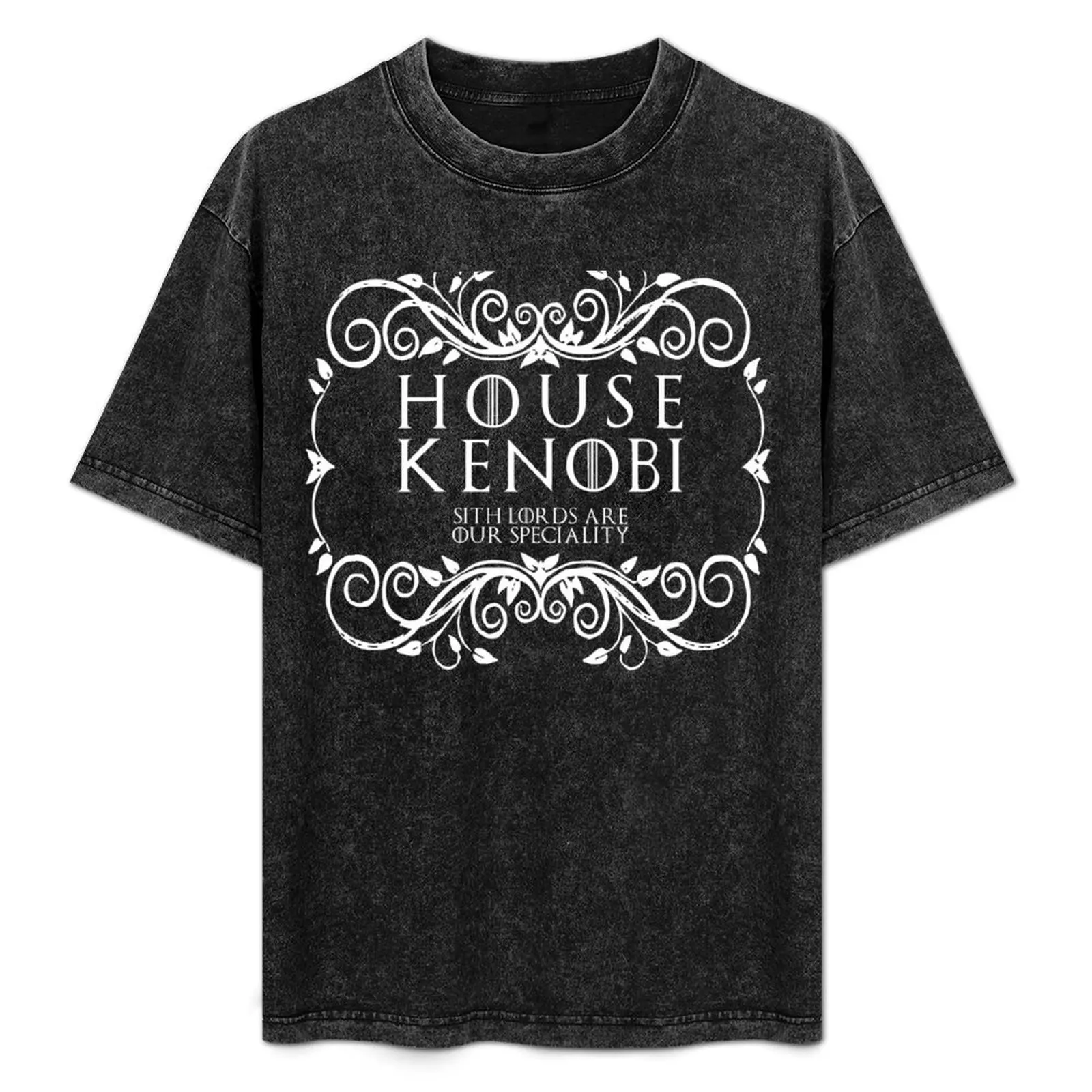 

House Kenobi (white text) T-Shirt Casual Basic Street Style T-Shirt