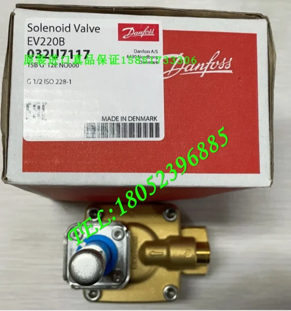 Danfoss Solenoid Valve EV220B 032U7115/7150/8508/016D6065 Genuine Danfoss