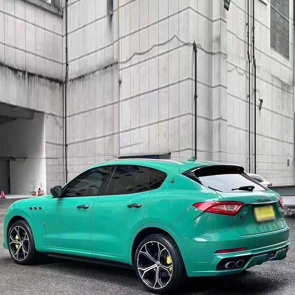 

Винтажная зеленая виниловая пленка для мотоцикла с ПЭТ-подложкой, глянцевая высококачественная пленка из ППФ для велосипедов