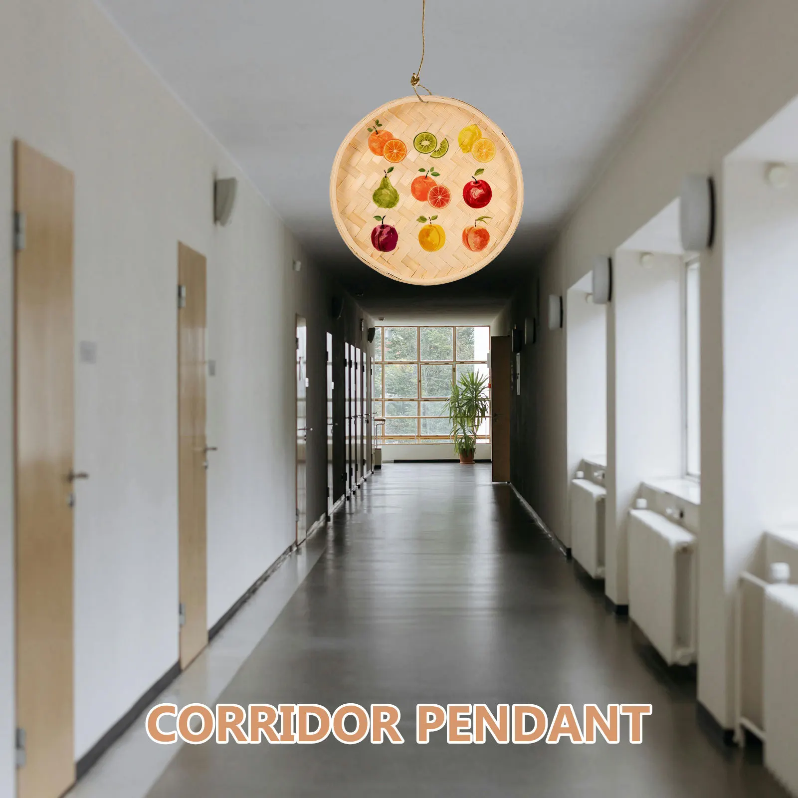 

Bamboo Woven Wall Art Decor Diy Painting Pendant Home Hanging Ornament Craft Kit For Nature Lovers Creative Decoration