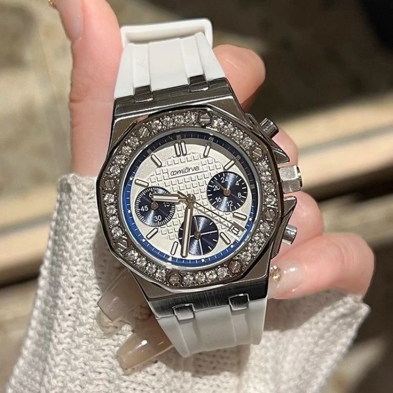 Fashion Korean Style Women's Quartz Wristwatches Luxury Versatile High-value Watch Hand Clock 2000s Aesthetic שעון יד לנשים Y2k