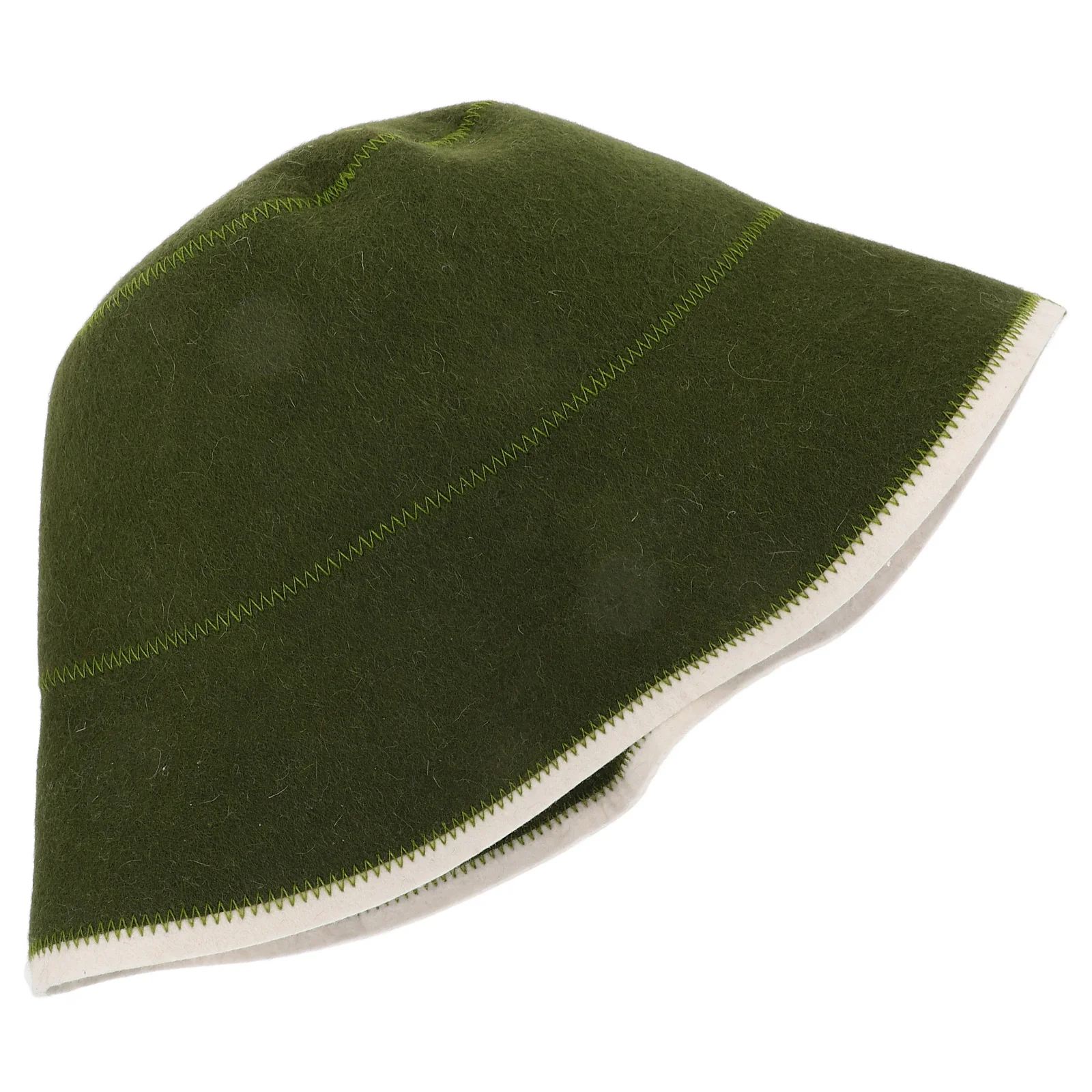 

Stylish Wool Sauna Hat Reusable Shower Cap for Women Durable Household Bath Hat Sauna Room Accessory Bath Accessories