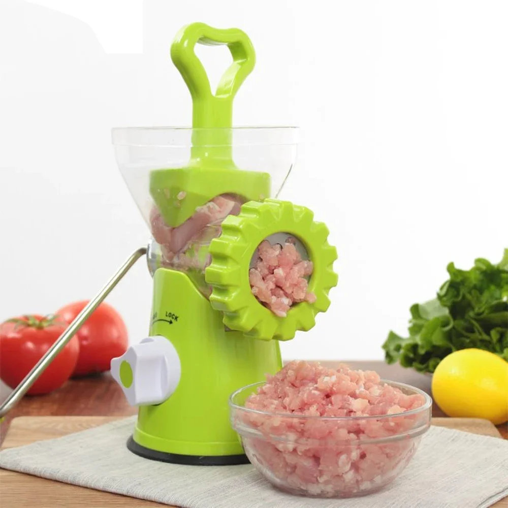 

Meat Grinder Manual Processors Food Mincer Kitchen Machine Sausage Maker Stuffer Vegetable Chopper Blender Household Enema Tool