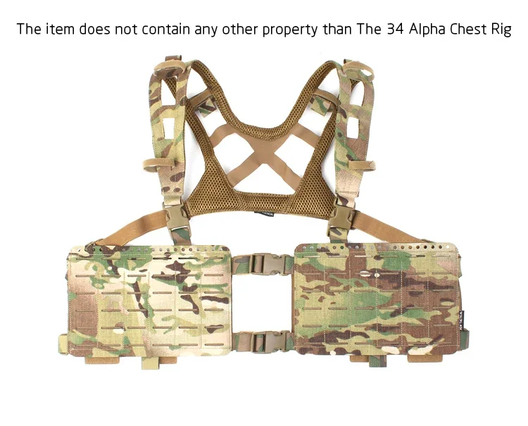 Pew Tactical SS34 Alpha – Arnés de pecho MOLLE airsoft caza