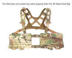 Pew Tactical SS34 Alpha – Arnés de pecho MOLLE airsoft caza
