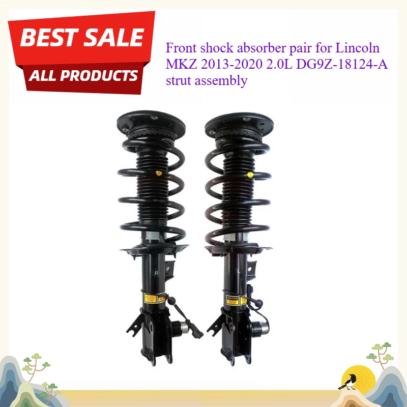 Front shock absorber pair for Lincoln MKZ 2013-2020 2.0L DG9Z-18124-A strut assembly