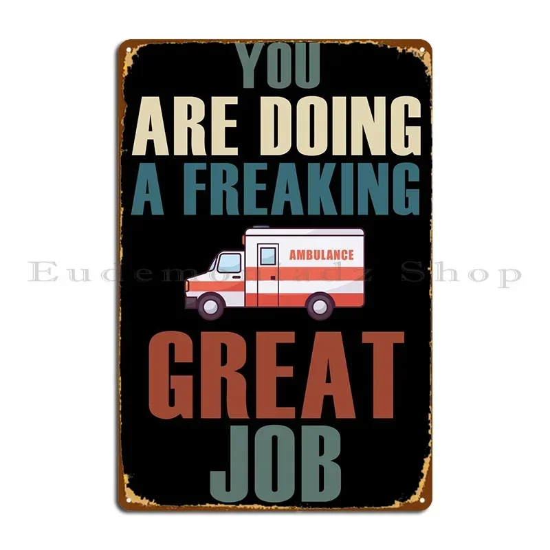 Nurse Gift Rn Staff Nurse Metal Plaque Poster Cave Printing Kitchen Wall Decor Living Room Tin Sign Poster