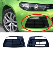 Car Front Bumper Fog Light Lamp Cover Grille Lower Grill For Volkswagen VW Scirocco R 2009-2014 Left Right