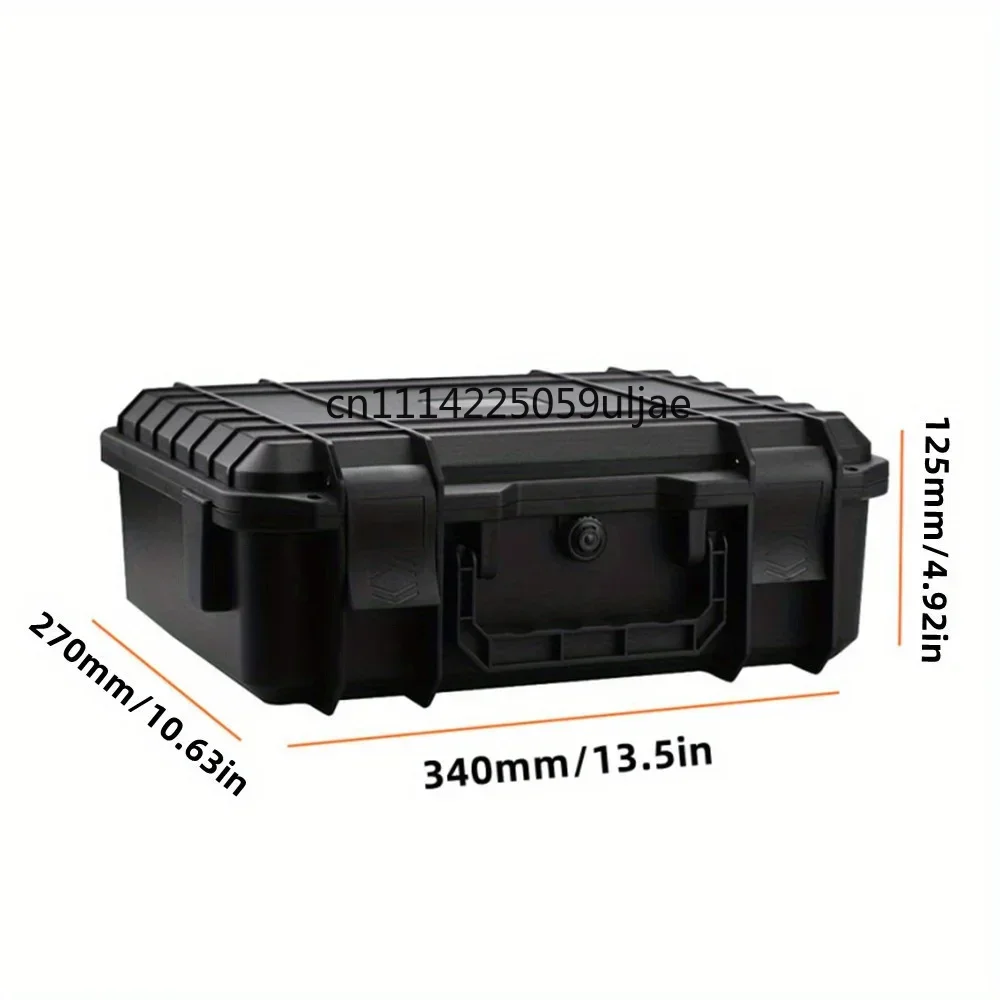 1pc Waterproof Hard Carry Case Bag Tool Case With pre-cut Sponge Storage Box Safety Protector Organizer Hardware Toolbox