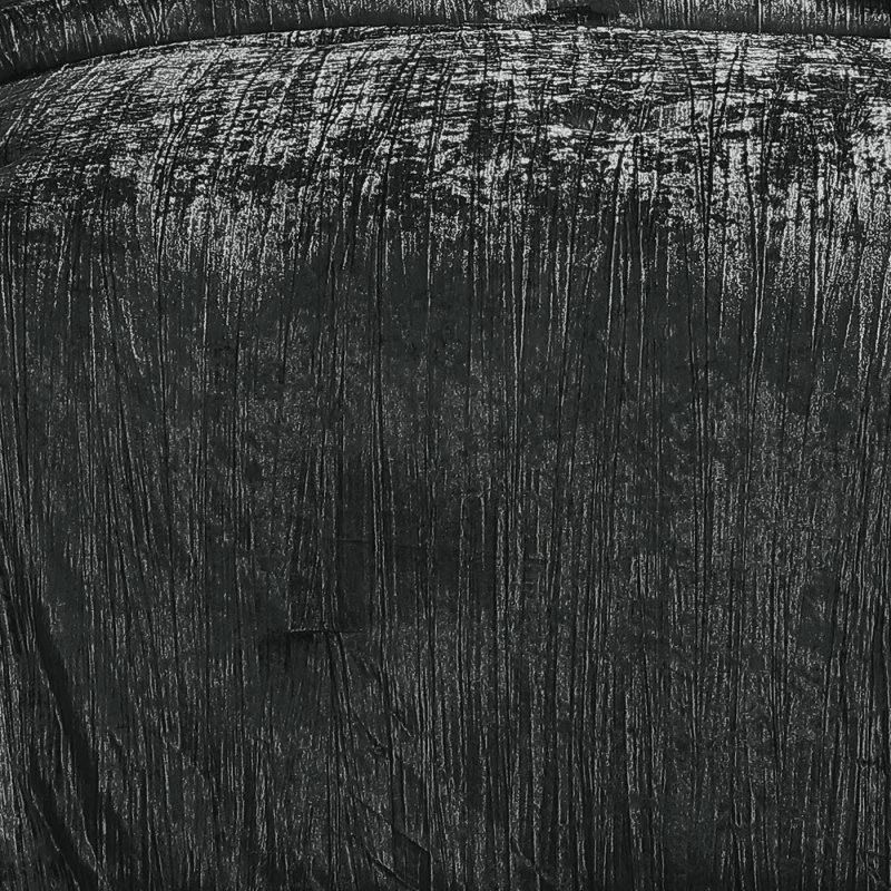 طقم لحاف مكون من قطعتين من تورين فحمي مزدوج