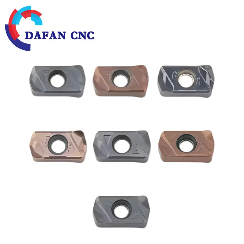 

LNMU0303 Двустороннее фрезерное лезвие с быстрой подачей, высокая эффективность и глубокая резка для станков с ЧПУ