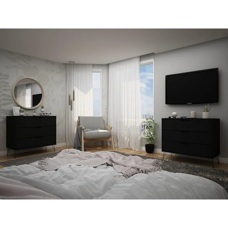 Gaveta Dresser com Kit Anti-Dica, TV Stand, Armazenamento Do Quarto, Nursery Wardrobe, Sala, Entrada