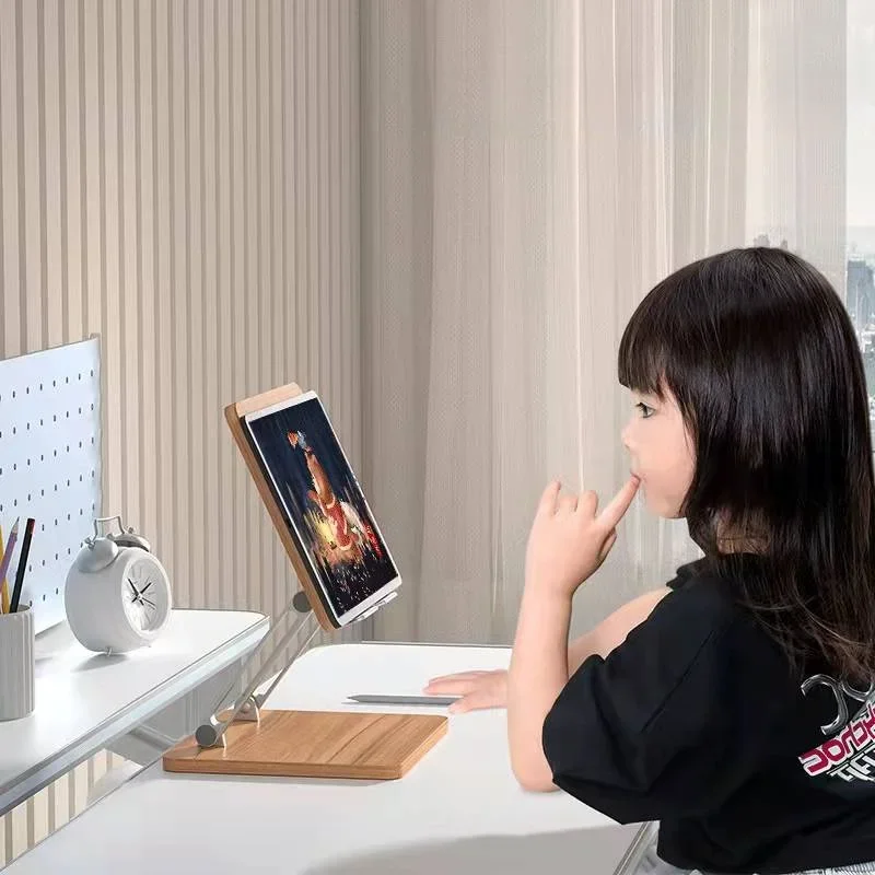 Multi-function Laptop Stand Soothing Cervical Spine Wooden Tray Angle Adjustment Reading Desk Desktop Increase Notebook Stand