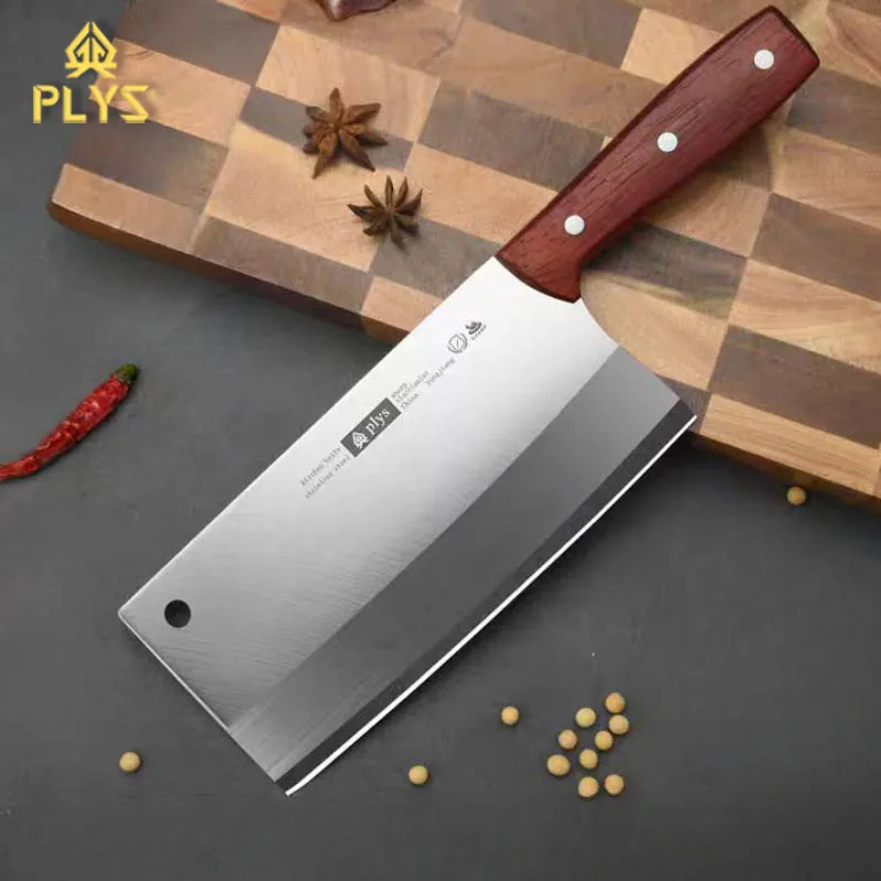 PLYS meat cutter chopping bone knife,kitchen knife household knives, kitchen chopping knife chef special slicing knife