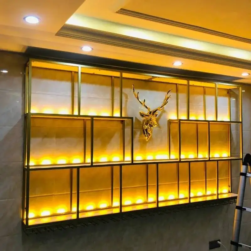 

Полка Металлическая Кухонная Винные Шкафы Дисплей Угловой Клуб Розничная Напиток Ресторан Винная Полка Коммерческая Современная Мебель Wijn Kast