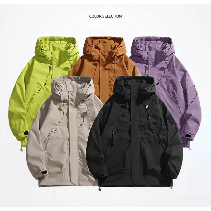 

Outdoor Waterproof Jacket Windbreaker Coat Autumn Breathable Fishing Camping Windproof Jackets Men Women Clothing