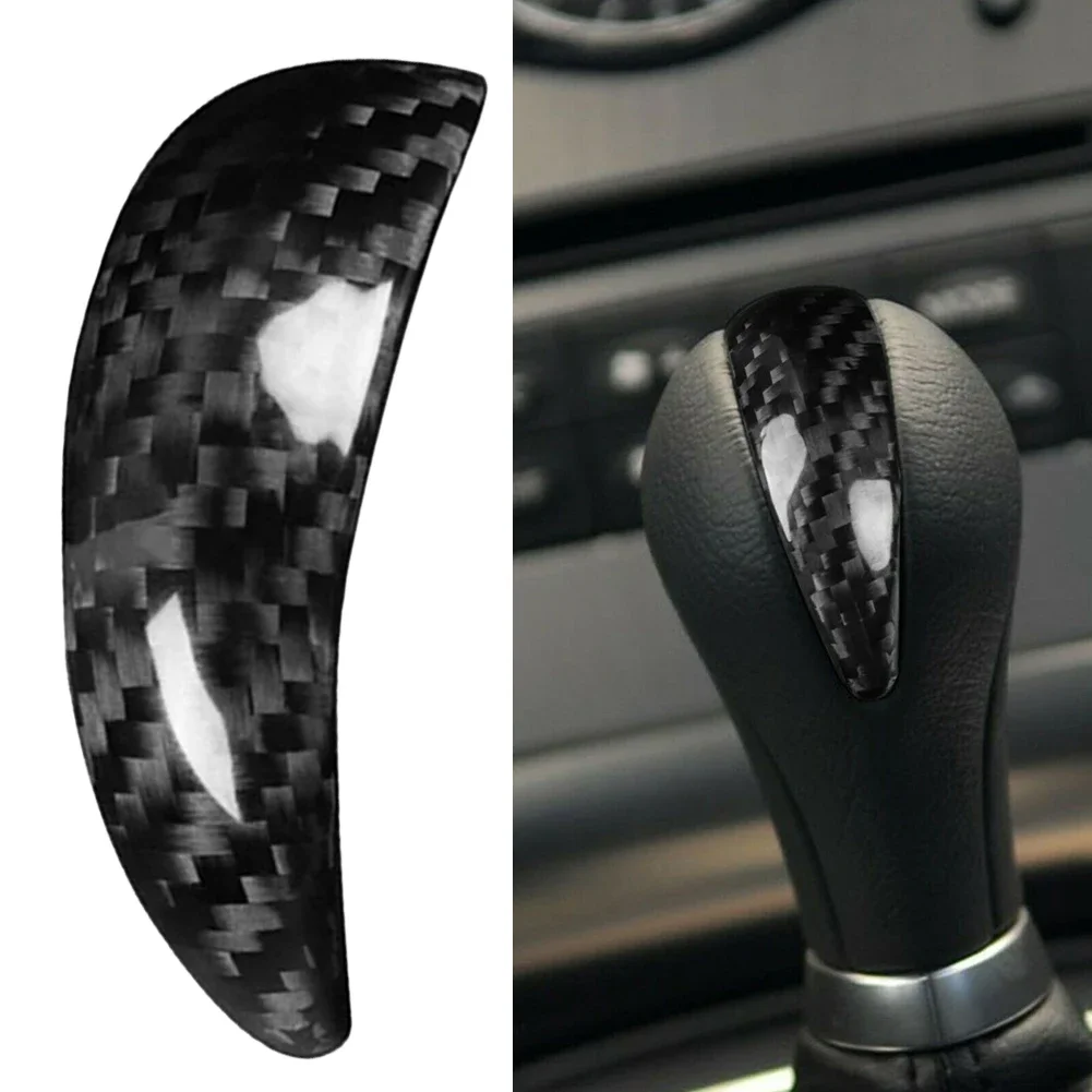 FX35 Carbon Sticker Black Gear Knob Sticker Anti-Corrosion Shift Knob Direct Install Cover Trim Easy Installation Cover