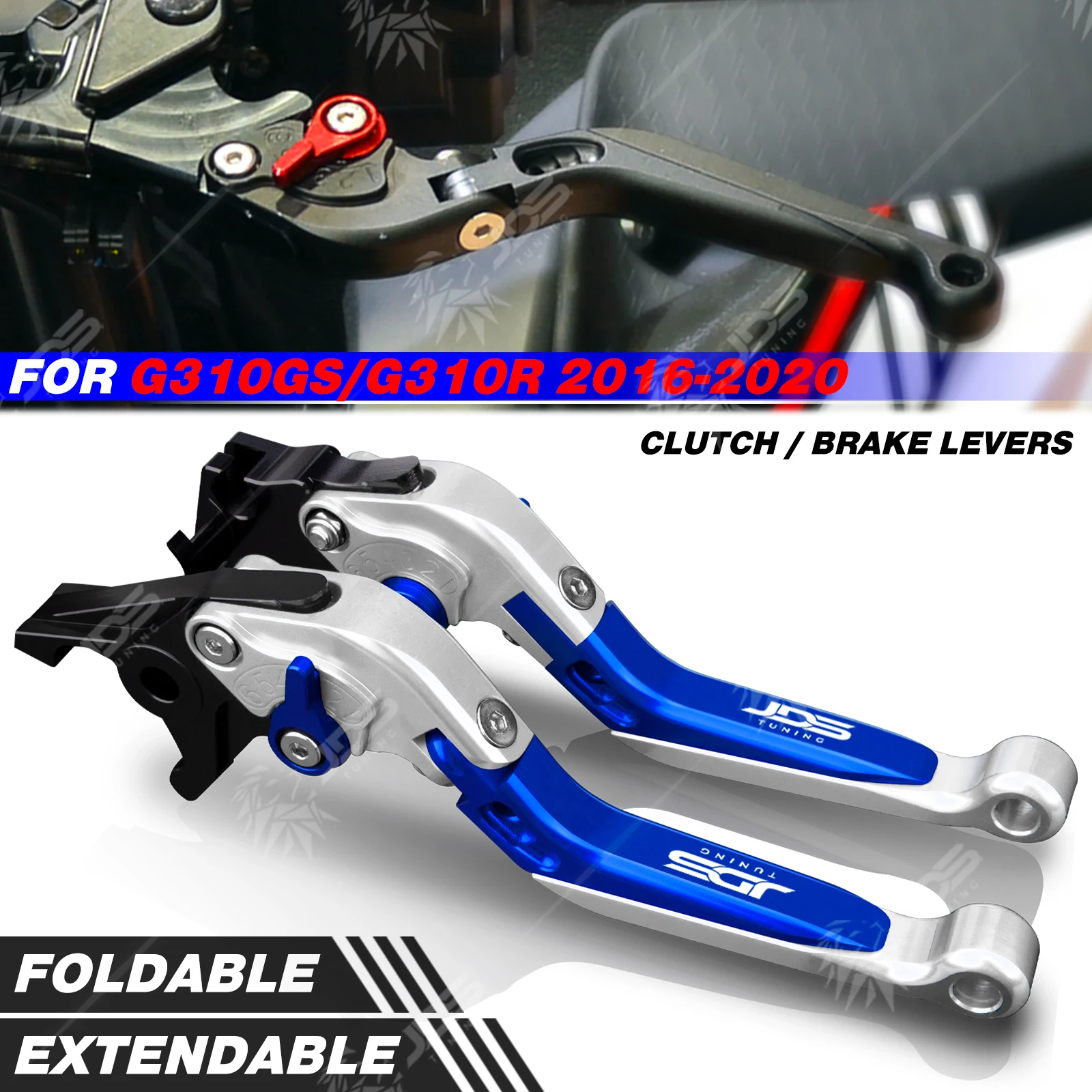 

For BMW G310GS/G310R 2016-2020 Clutch Lever Brake Lever Set Foldable Adjustable Handle Levers Motor Accessories Parts