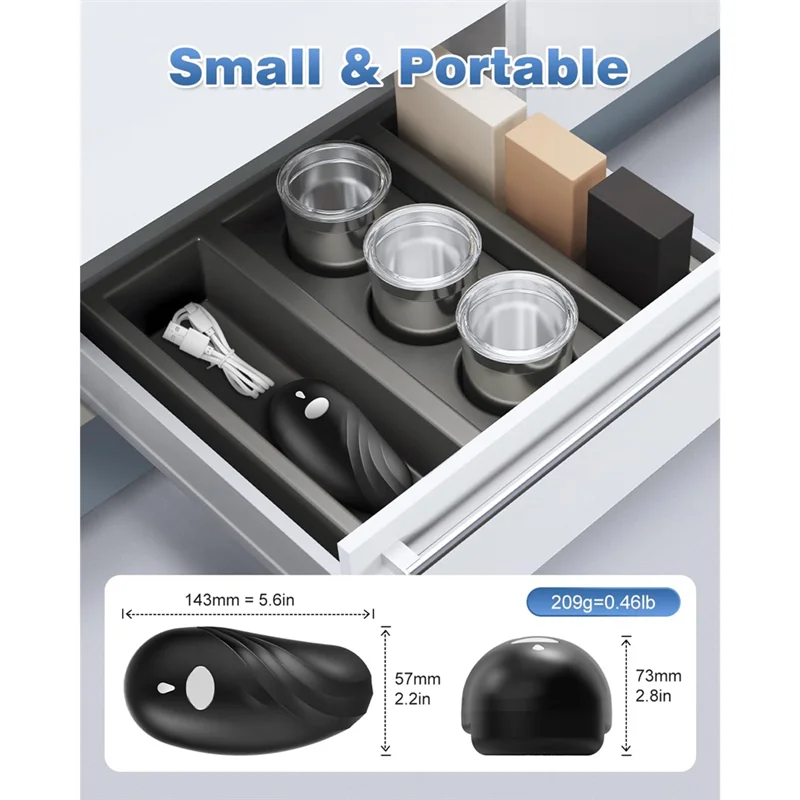ABRE-For Kitchen Can Opener-Rechargeable Electric One-Touch Automatic For Seniors Smooth Edge