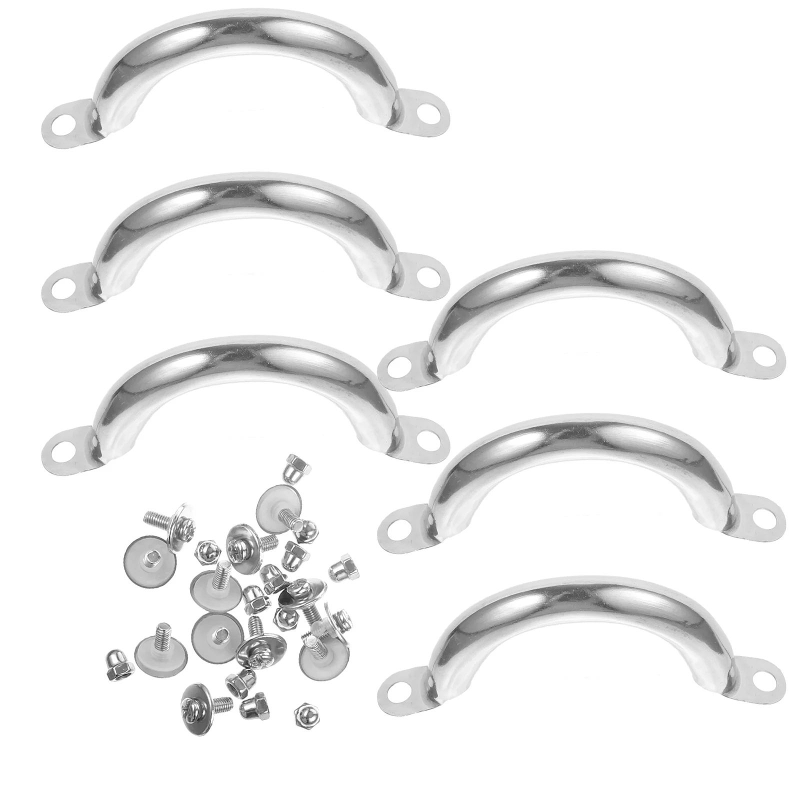 

6pcs Pot Handle Replacement Stainless Steel Heat-Resisting Wear-Resistant Compact Household Lid Handle For Cookware Anti-Scald