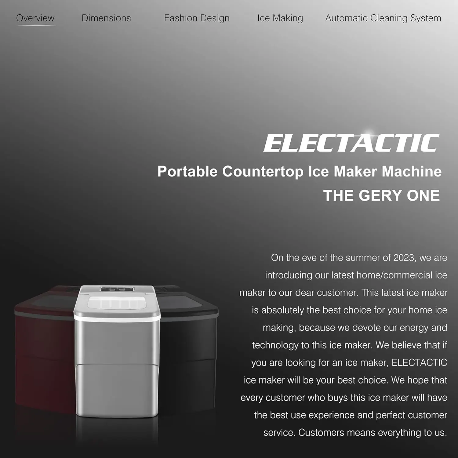 Máquina de hielo Eléctrica eficiente para encimera, autolimpieza, produce 30 libras de hielo cada 5 minutos en 24 horas, Porta