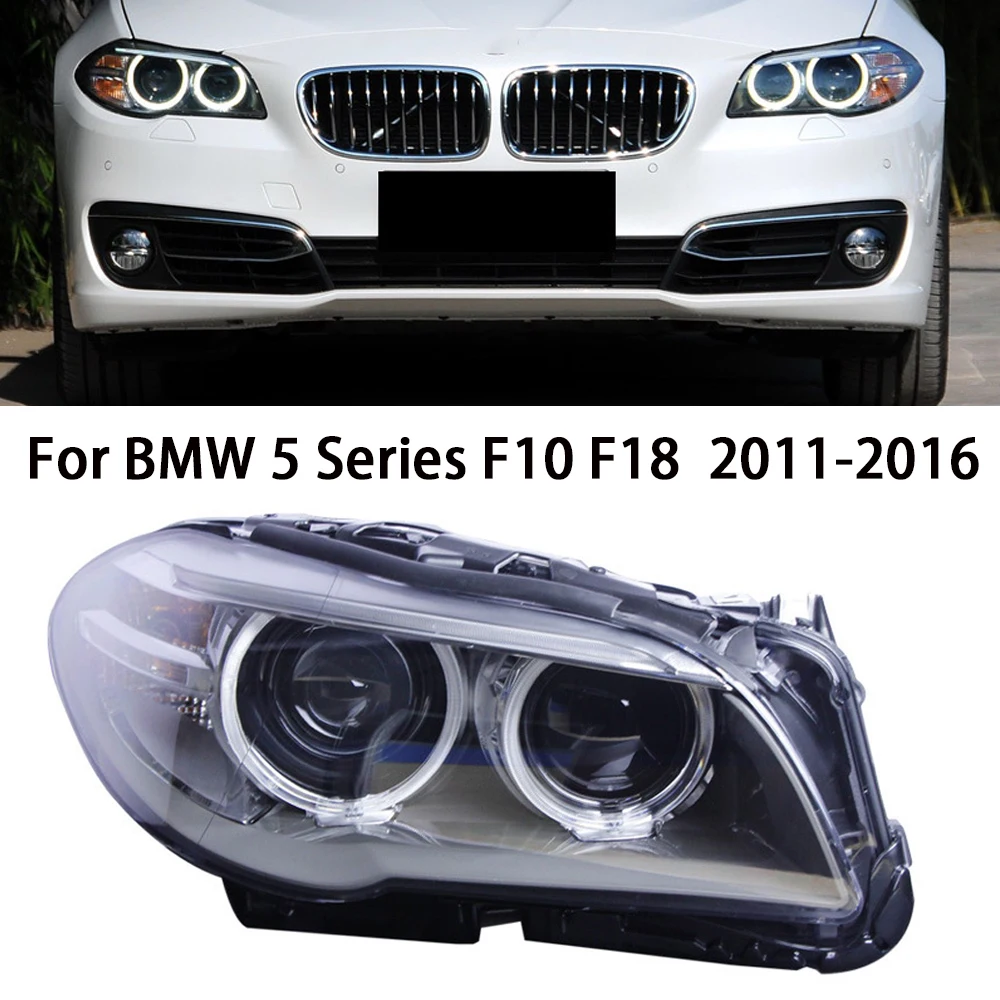 

Автомобильные фары для BMW F10 F11 2011-2017 5 серии 525i 530i искусственные Автомобильные фары в сборе Улучшенный мигающий сигнал аксессуары