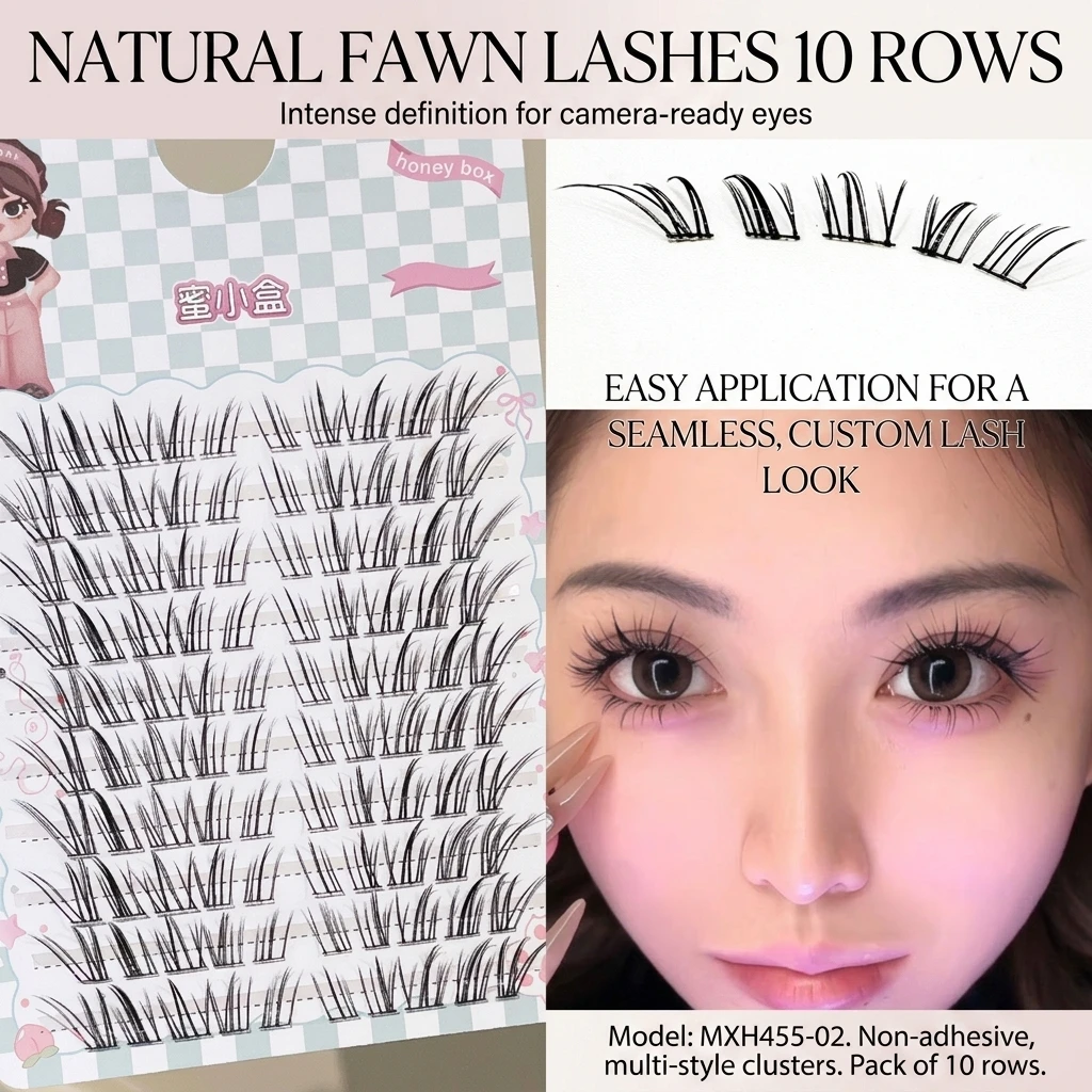 Eyelash Extension Japan - Naturalne, pogrubiające sztuczne rzęsy zwiększające objętość,