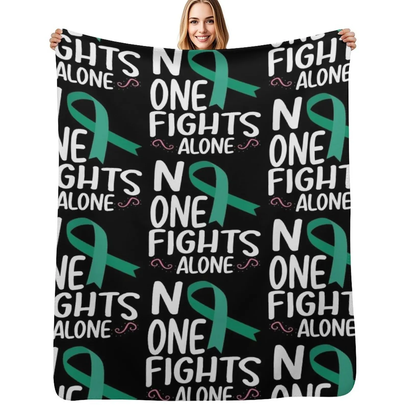 

Liver Cancer Awareness Support Rehab Emerald Green Throw Blanket Warm Baby Weighted Nap Blankets
