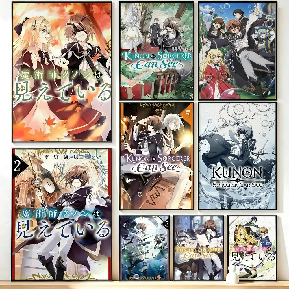 Modern Aesthetic Wall Art Poster anime Kunon the Sorcerer Can See Through Poster for Office Home Decor Interior Large Wall