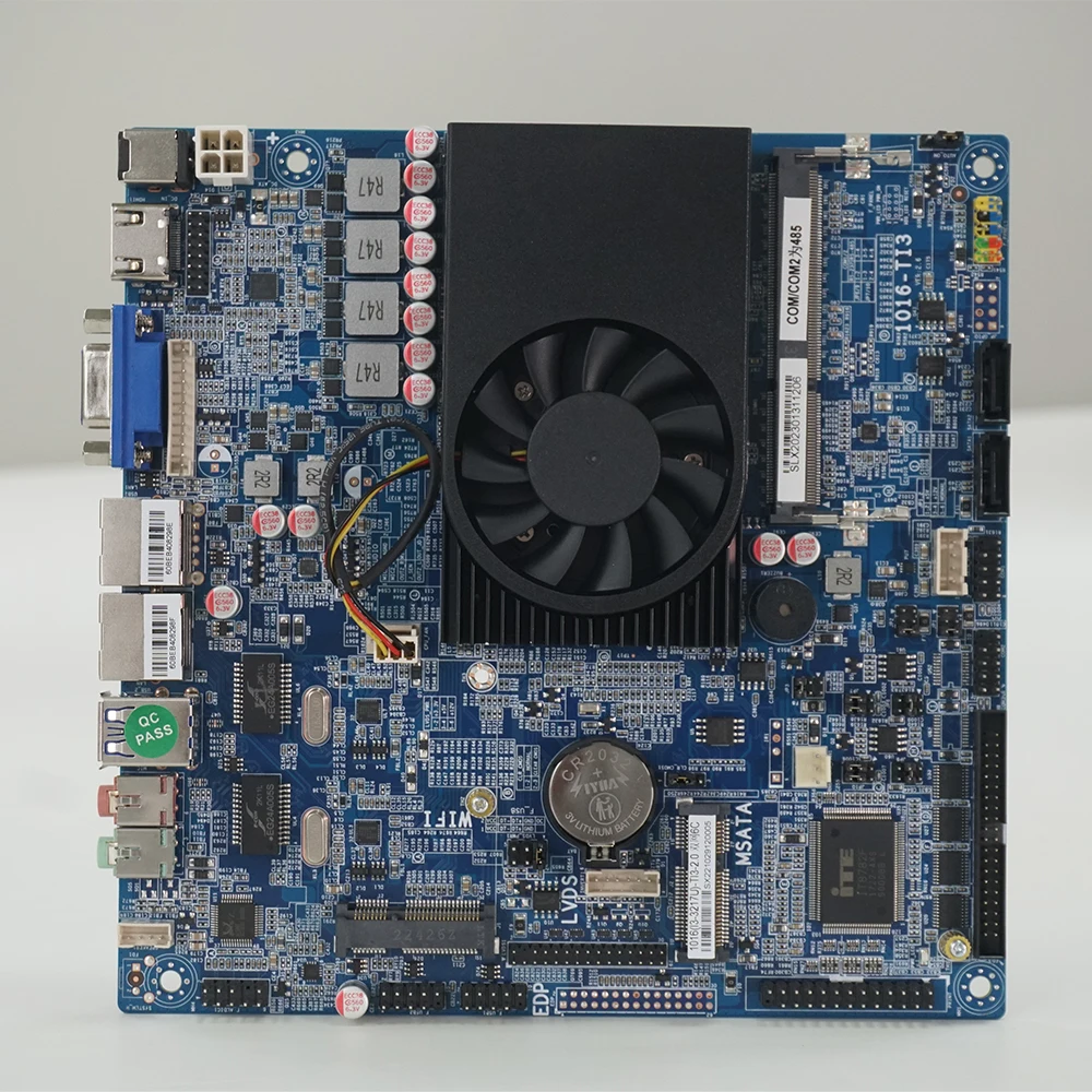 IKuaiOS Mini ITX Motherboard 3rd Gen Core I3 I5 for Industrial IoT Robotics Embedded Terminals Touch Screen 1016-TI3